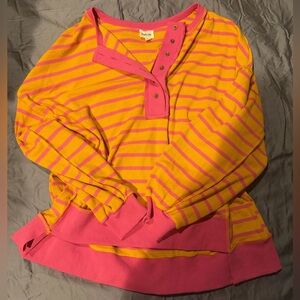 Peach love pullover
